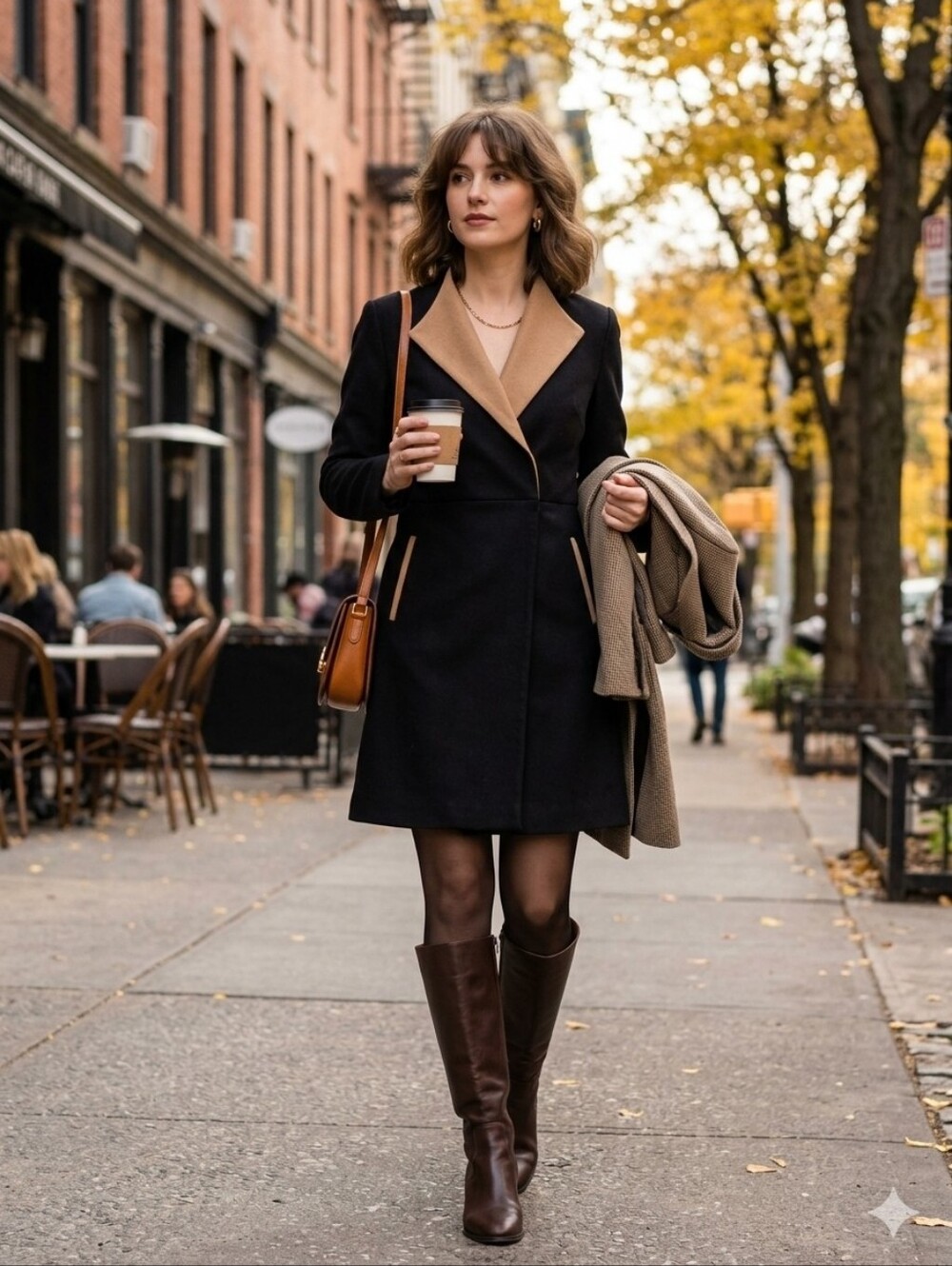 Hella Classic Retro Mod Coatdress Black XL (Runs Small—Fits M/L)